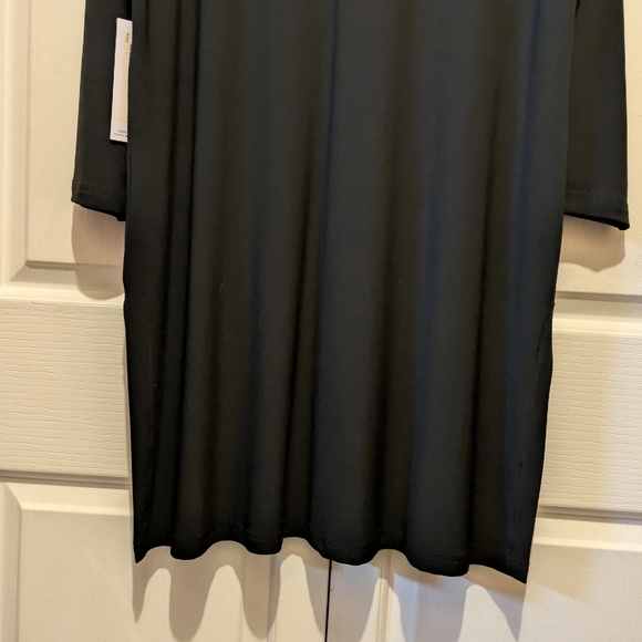 Sympli ReZip Tunic Top Black Size 10 Quarter Zip Neckline New With Tags - Picture 12 of 14